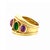 Contemporary Seidengang 18k Diopside Amethyst & Tourmaline Ring, Size 6.5 For Sale - Image 3 of 8