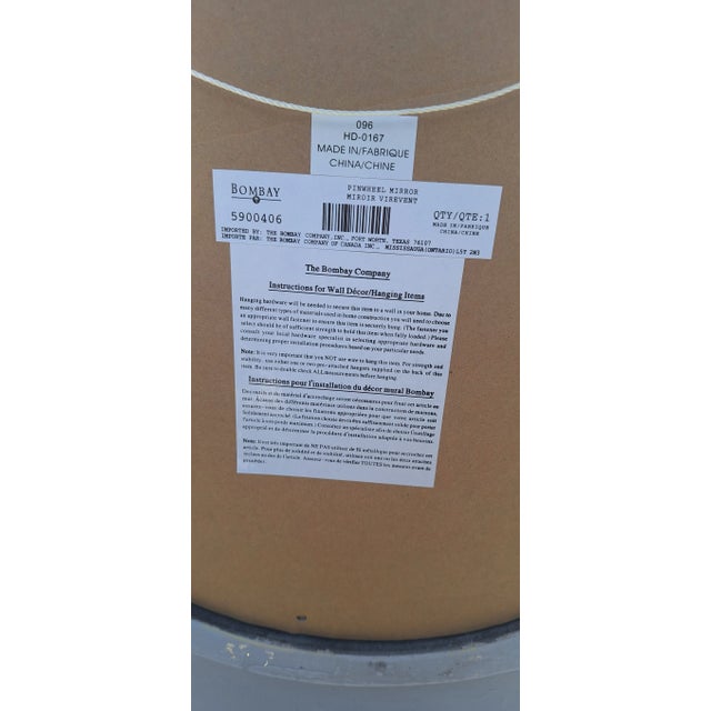 Vintage Bombay Company Sunburst Mirror For Sale - Image 9 of 11