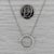 0.47ctw Diamond Eternity Circle Pendant Necklace 14k Gold 16.25" Cable Chain For Sale In Greensboro - Image 6 of 6