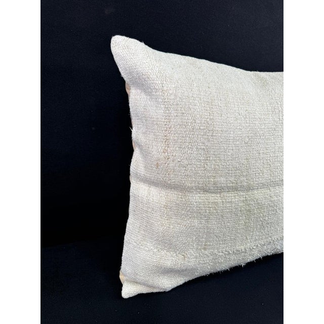 Turkish Hemp Pillow Cushion Natural Beige Pillow Cushion Cover 24x24 #30407 Enhance your home decor with our Kilim Pillow...