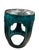 Mid-Century Modern Vintage Openwork Glazed Ceramic Garden Stool For Sale - Image 3 of 12