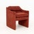 Red Set of Four Modernist Red Velvet Upholstered Lounge Chairs For Sale - Image 8 of 11