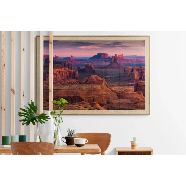 A breathtaking view of a sunset in Hunts Mesa Navajo Tribal Majesty Place Near Monument Valley, Arizona by Bill Vorasate....