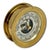 Fine Vintage Mid 20th Century Brass & Mahogany Ships Barometer & Thermometer by Esteemed Boston Maker "Chelsea" For Sale - Image 12 of 18