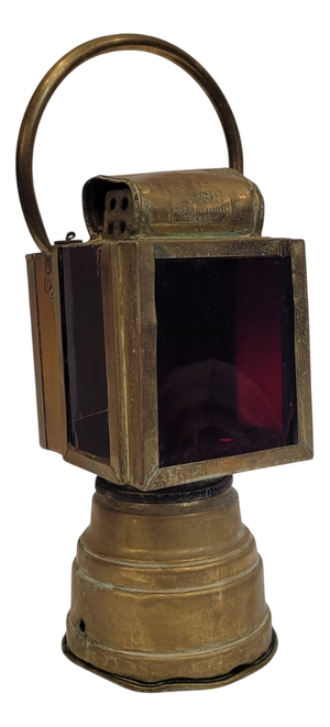 État 500 Technical Railway Lantern by Albert Butin, France, 1920s