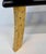 Italian Art Deco Bench with Zebrawood and Cherrywood Inlays and Gold Leaf Legs, 1980s For Sale - Image 10 of 13