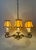 Hollywood Regency Brass 6-Arm Chandelier by Leclaire & Schäfer, 1970s For Sale - Image 6 of 16