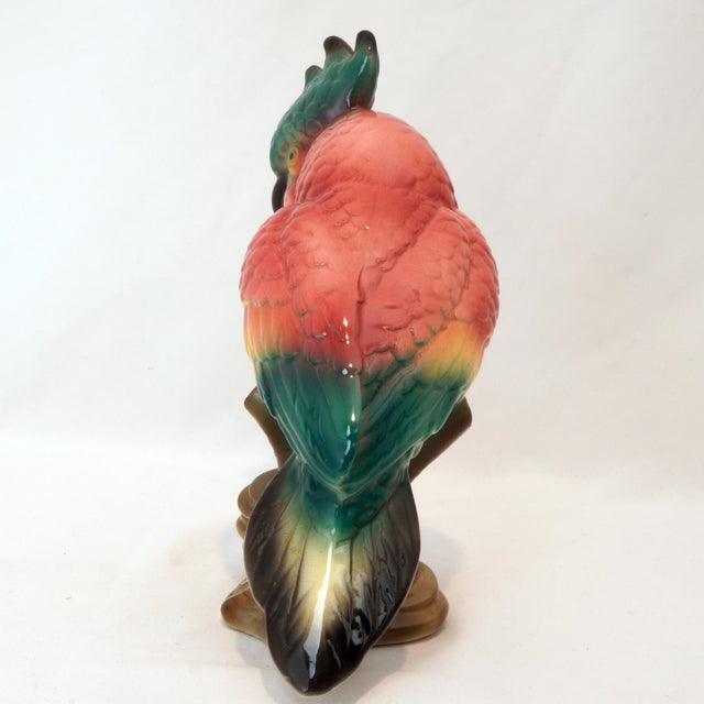 Mid Century 8” Royal Copley Cockatoo For Sale In Phoenix - Image 6 of 8