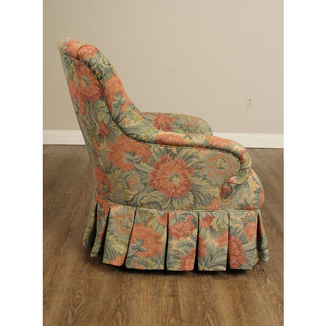 Henredon Historic Natchez Collection Button Tufted Armchair
