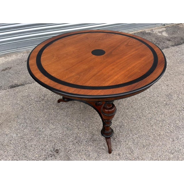 Antique Dining Table in Walnut, 1890s For Sale - Image 3 of 6