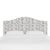 This fully upholstered headboard has a unique shape, allowing you to chart a course for a bedroom retreat that is at once...