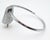 Vintage Nickel Plated Brass Bathroom Towel Ring For Sale - Image 4 of 5