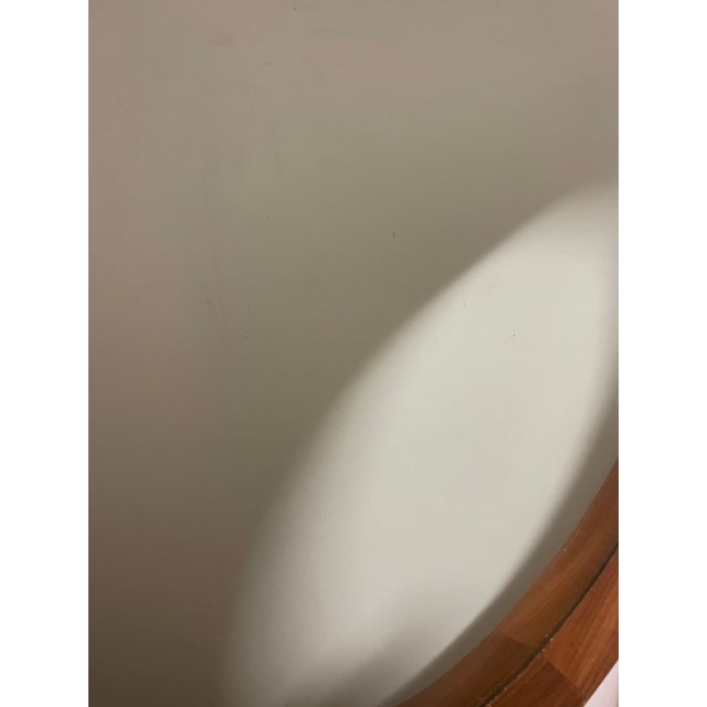 Round Teak Mirror, 1980s For Sale - Image 6 of 11