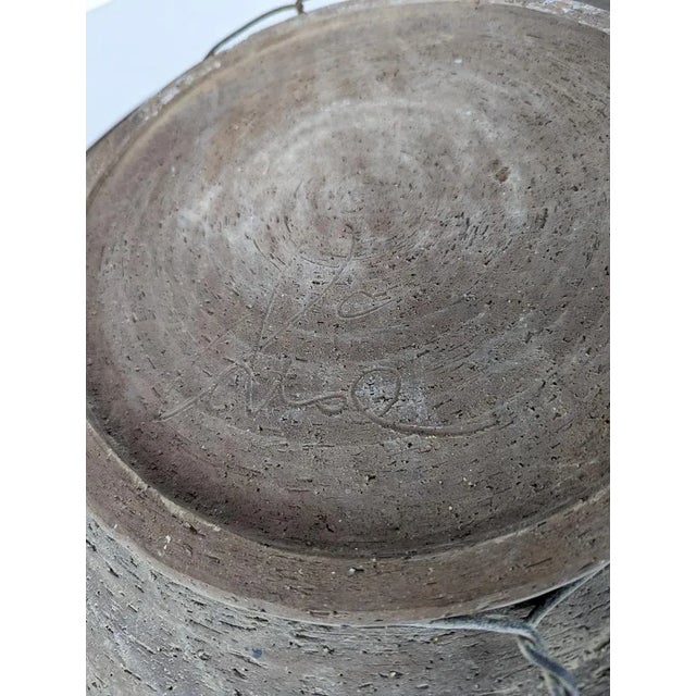 Hand-Painted Cubist Dish, 1950s For Sale - Image 6 of 10