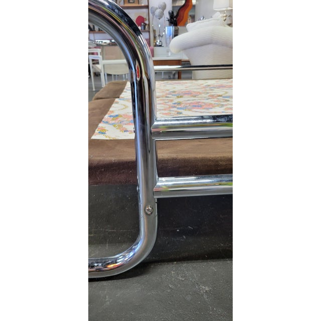 Ikea Vintage King Chrome Bed Frame "Kromvik" by Ikea For Sale - Image 4 of 12