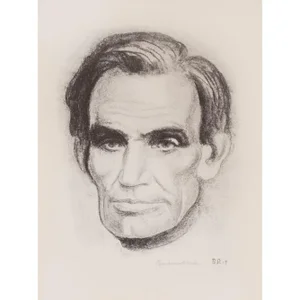 1939 After "Lincoln" by Boardman Robinson, First Edition Period Lithograph