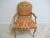 Italian Regency Tapestry Upholstered Lounge Arm Chair For Sale - Image 10 of 10