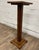 Brown Antique Mission Arts and Crafts Oak Pedestal Plant Stand Statue Pedestal For Sale - Image 8 of 9
