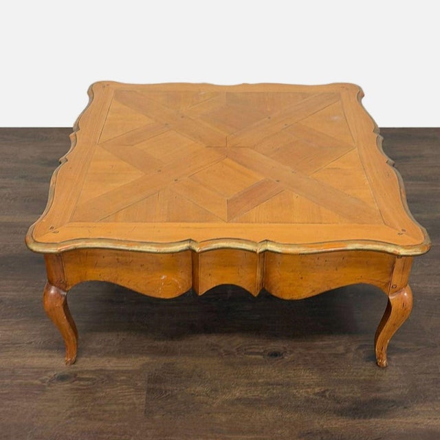 French Provincial Vintage French Provincial Style Coffee Table For Sale - Image 3 of 7