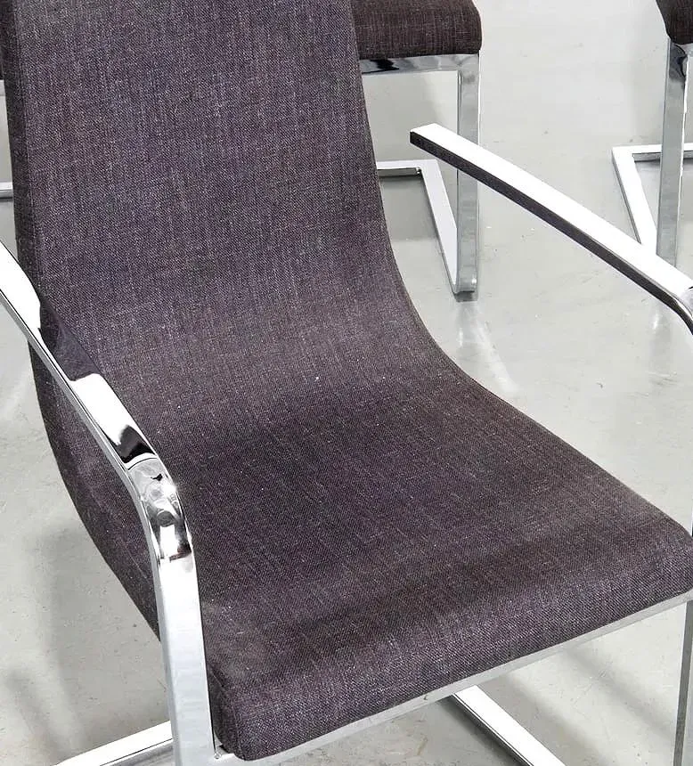 Set 6 Calligaris Cruiser Cantilever Dining Chairs | Chairish