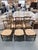 English Late 20th Century Set of 6 Maitland-Smith Wellington Cottage Dining Chairs For Sale - Image 3 of 12