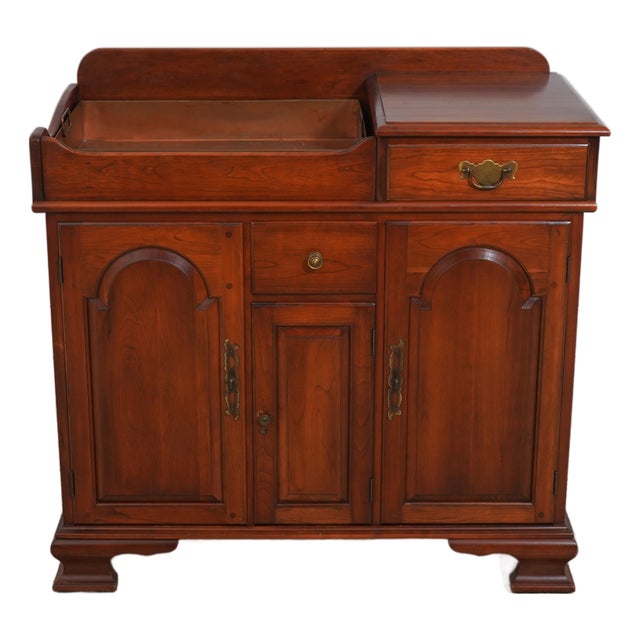 Pennsylvania House Cherry Dry Sink W. Copper Basin Server For Sale