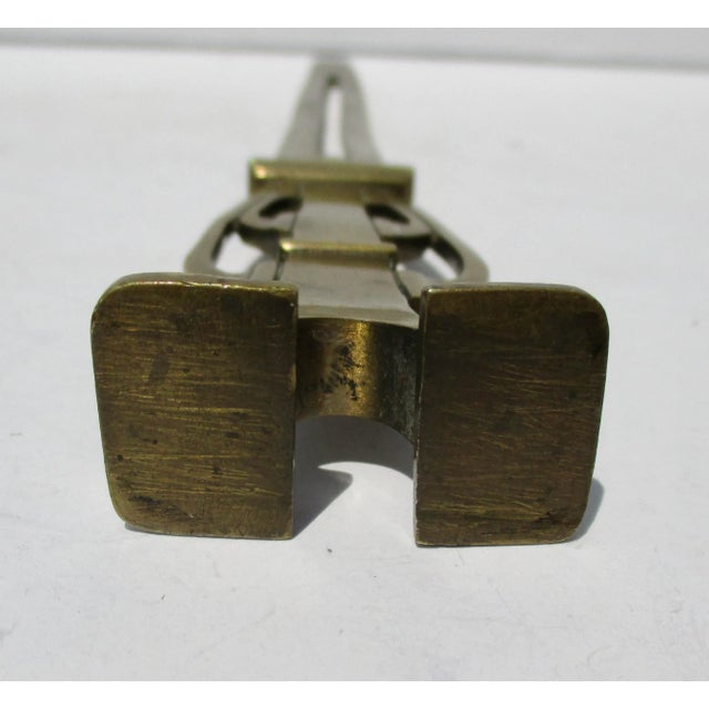 Metal Arts and Crafts Brass Letter Opener For Sale - Image 7 of 7