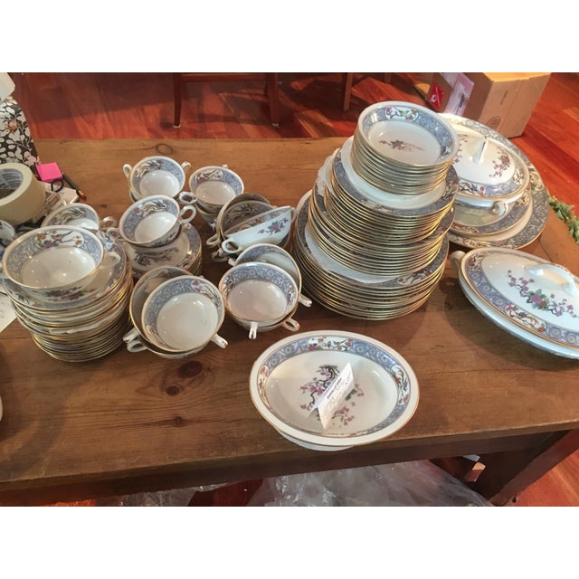 1920's Lenox Ming China Service for 12 - 113 pcs For Sale In Miami - Image 6 of 9