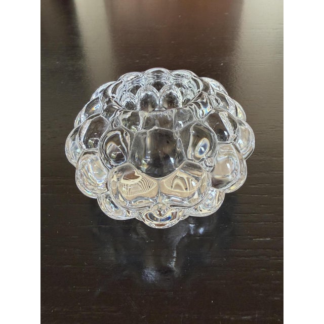 Orrefors Vintage Crystal Candleholder by Orrefors, 1970s For Sale - Image 4 of 8