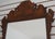 Chippendale Flame Mahogany Chippendale Style Wall Mirror For Sale - Image 3 of 10