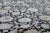 Vintage Oriental Floral All Over Wool & Silk Geometric Black Lotus Area Rug 8' For Sale - Image 9 of 12