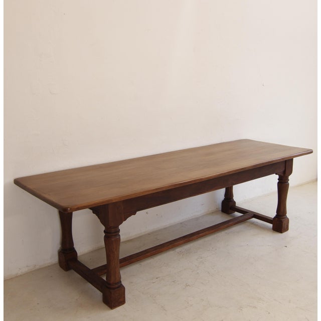 Large Oak Dining Table, 1920s For Sale - Image 12 of 18