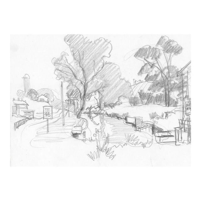 John Reilly Country Drawing For Sale