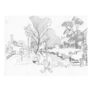 John Reilly Country Drawing