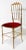 Polished Brass Chiavari Chair With Red Velvet, Italy, 1960s For Sale - Image 9 of 10