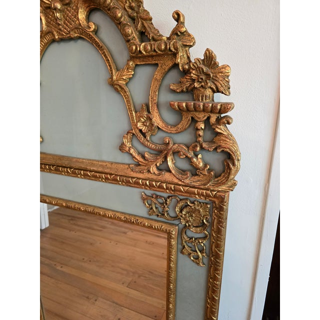 Vintage Mid Century Modern Hollywood Glamour Regency Mirror For Sale - Image 11 of 11