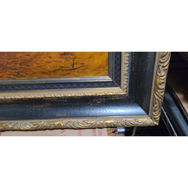 Traditional Early 20th Century Figurative Landscape Oil Painting by Jose Maria Jardines, Framed For Sale - Image 3 of 10