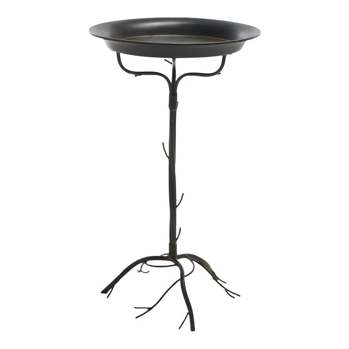 Nigel Bird Bath - Black Rust | Chairish
