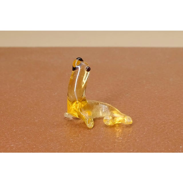 Mouth-Blown Glass Seal Sculptures from Lauscha, 1960s, Set of 4 For Sale - Image 6 of 10