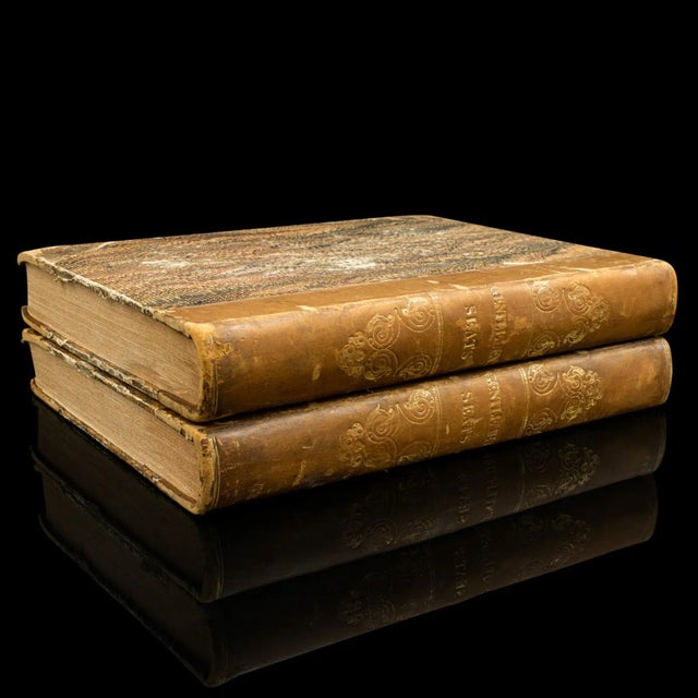 This is a pair of antique books, Jones' View of the Seats, Mansions & Castles etc, printed in English, dated 1829. Full...