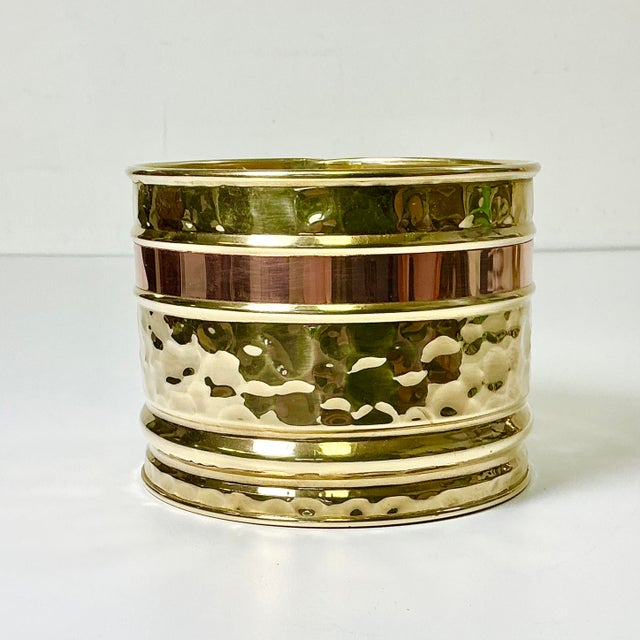 There is nothing more lovely than a vibrant green plant in a brass planter. It adds a touch of sophistication to any room...