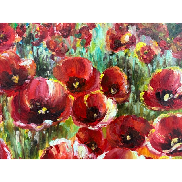 Watkins for Prestige Arts Tuscan Poppies Artwork, Certificate For Sale - Image 9 of 12