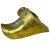 South American Spanish Colonial Brass Horse Saddle Stirrup For Sale - Image 4 of 9