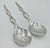 Mexican 1980s Emilia Castillo Silver-Plated Fish-Handle Serving Set, Taxco Mexico For Sale - Image 3 of 18