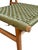 Outdoor Green Woven Teak Dining Chair For Sale In Los Angeles - Image 6 of 8