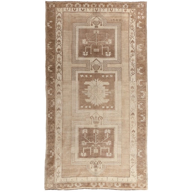 Late 20th Century Vintage Turkish Kars Rug, For Sale - Image 10 of 10