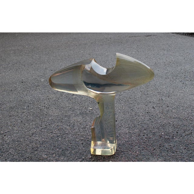Tolomei, Large Abstract Sculpture, 1960, Methacrylate For Sale - Image 14 of 14