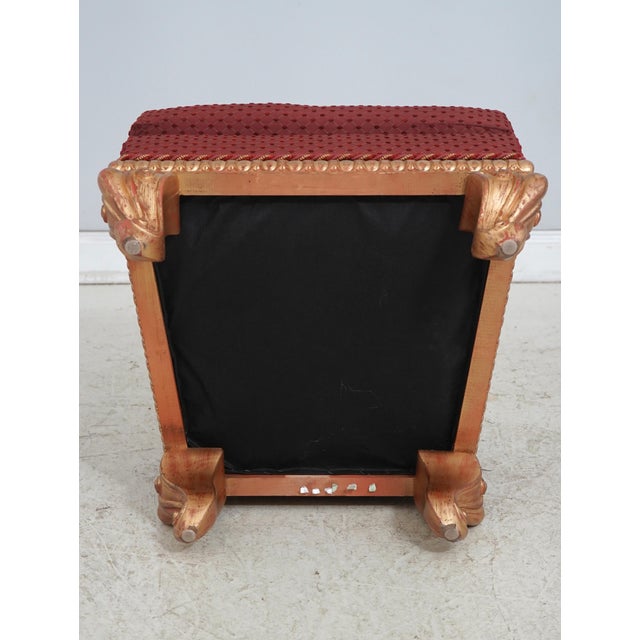 Pair Gold Giltwood Ornate Carved Frame Bergere Chairs For Sale - Image 17 of 18