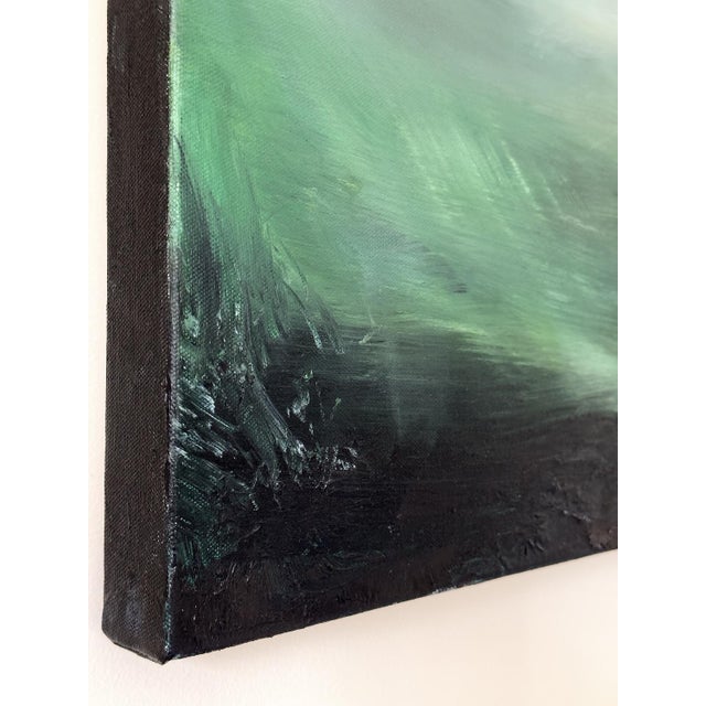 2010s "Sea Mist No.2" - Coastal Abstract Landscape Oil Painting on Canvas For Sale - Image 5 of 8