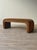 Mid-Century Modern 1980s Waterfall Bench in Champagne Cut Mohair For Sale - Image 3 of 10